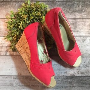 Cork wedges. Aloha island brand. EUC Size 7